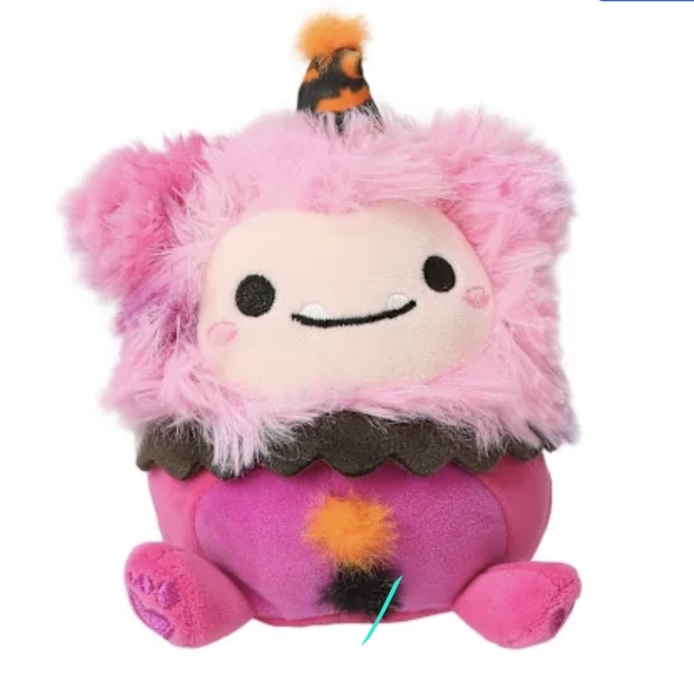 🎃 WOXIE 🐾 5" Pink & Purple BigFoot Clown Halloween 2025 Squishmallow NWT